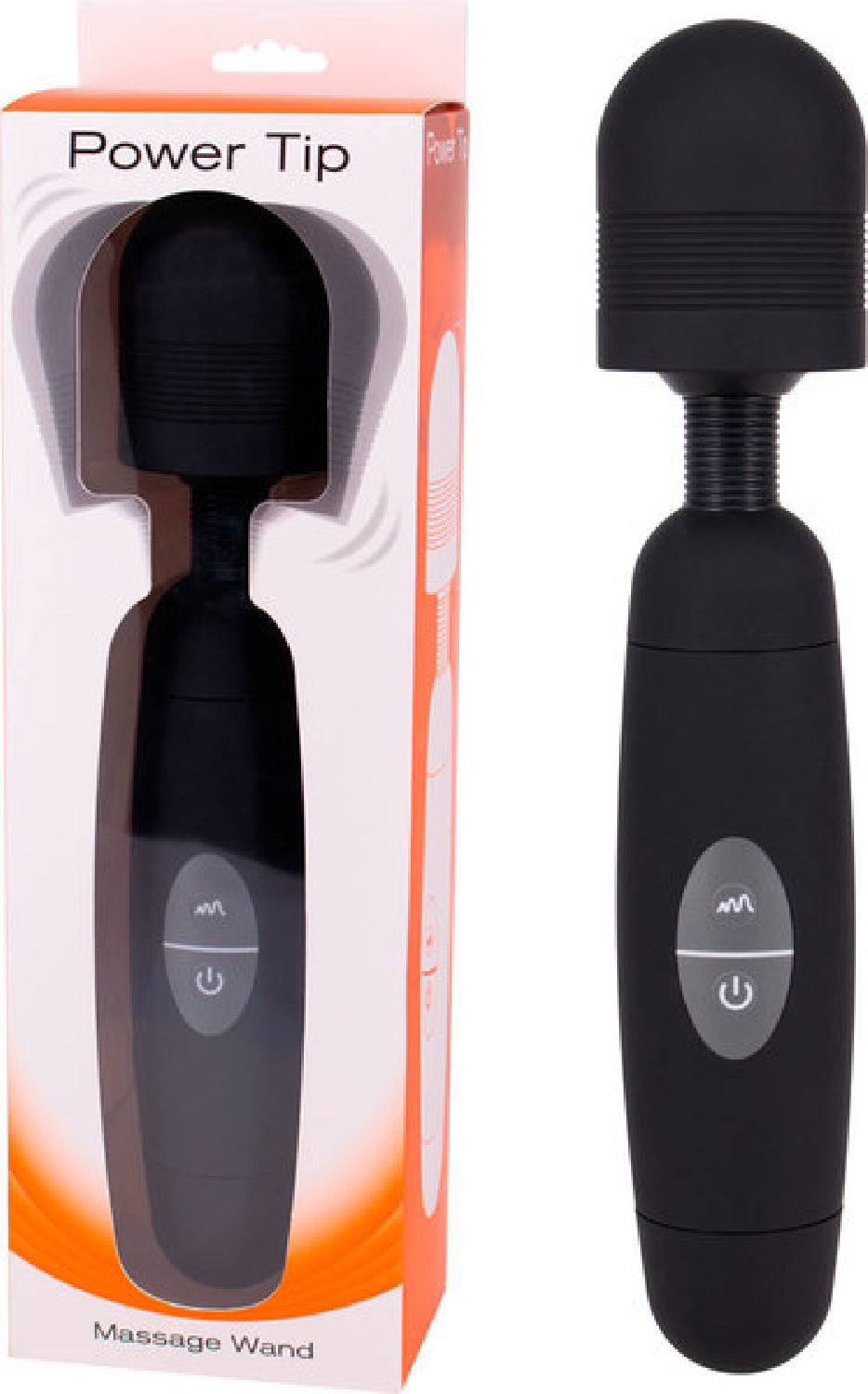 Power Tip Massage Wand (Black) - Club X
