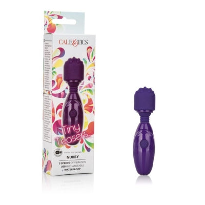 Tiny Teasers Nubby Vibrator Purple - Club X