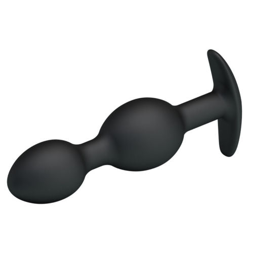 Pretty Love - Anal Silicone Balls (Black) - Club X