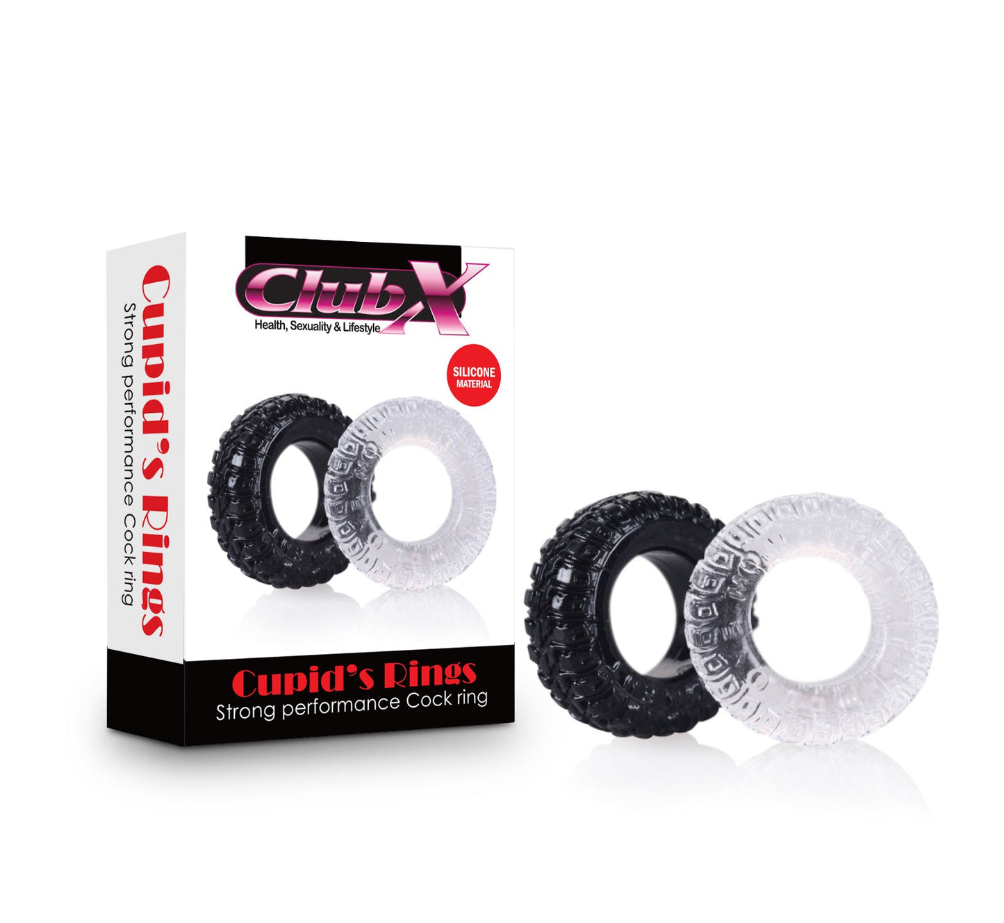 Magic Touch Fun Cupids Rings 2 Pack  - Club X