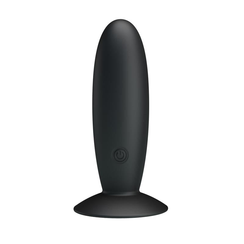 Pretty Love - Butt Plug Massager (Black)  - Club X
