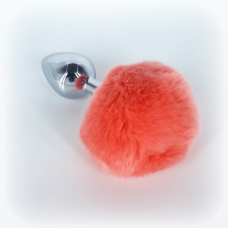 Echo Stainless Steel Bullet Head Peach Rabbit Tail Plug  - Club X